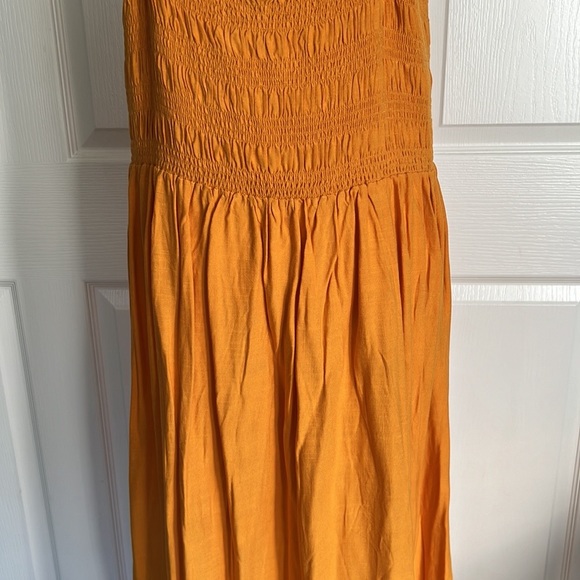 NWT Wild Fable Orange Smocked Midi Dress Sz XXL - Picture 8 of 14